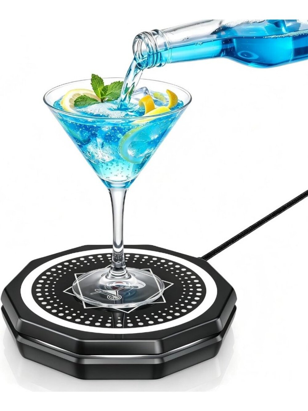 Smart Coaster App-Controlled Cocktail Mixer & Drink Maker - Easy, Fun, Versatile